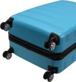 Rockland Melbourne Hardside Expandable Spinner Wheel Luggage, Charcoal, 3-Piece Set (20/24/28) - Image 5